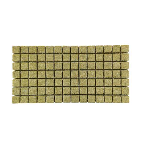 Slab of 98 Rockwool cubes.