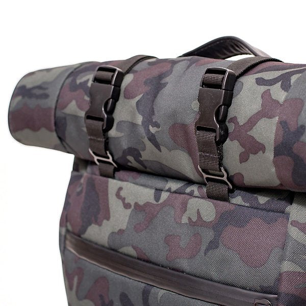 Abscent Odour-Proof The Scout Roll-Top Backpack (Black Forest Camo)