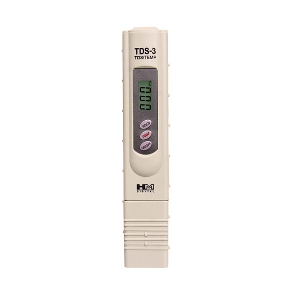 handheld tds digital meter with cap on