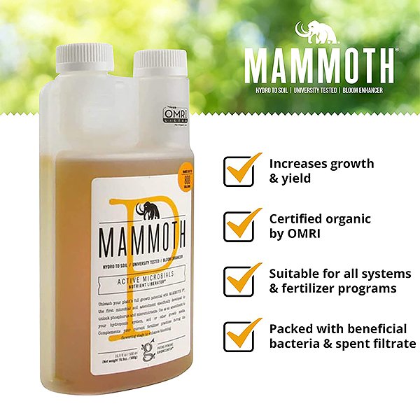 Mammoth P 500ml Features