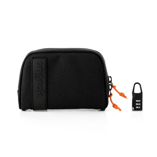Ongrok Small Carbon-Lined Wallet with Combination Lock V2 (Black)